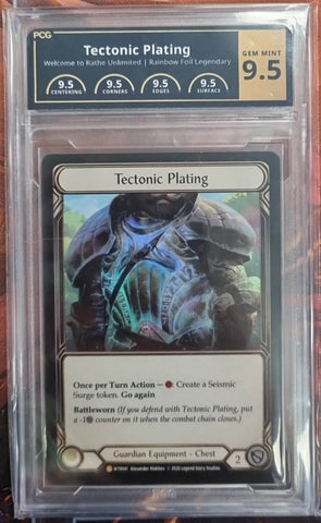 PCG 9.5 (000026528)Tectonic Plating [U-WTR041] (Welcome to Rathe Unlimited)  Unlimited Rainbow Foil